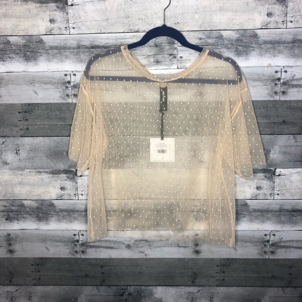 Mini Dot Mesh Tee